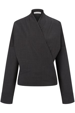 Crossover blouse in cool wool PHILOSOPHY DI LORENZO SERAFINI | A020671260509